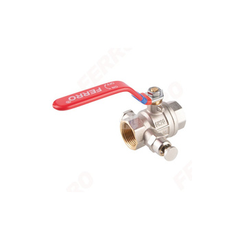 Zawór kulowy FERRO F-POWER 1/2'' GW, uchwyt: dźwignia