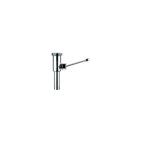 Spust umywalkowy DEKORACYJNY 11/4"x60mm z dźwignią otwierającą i zamykającą STAL SZCZOTKOWANA
