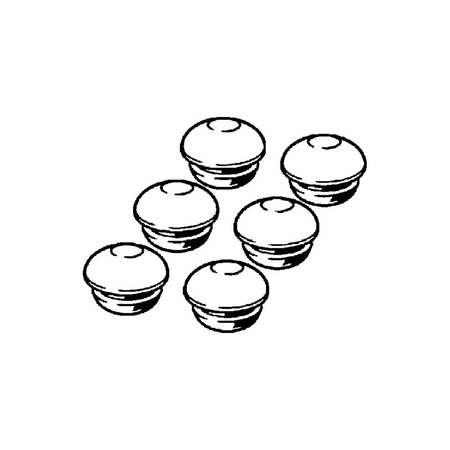 Korek, guma / czarny do odpływów prysznicowych VIEGA 497171