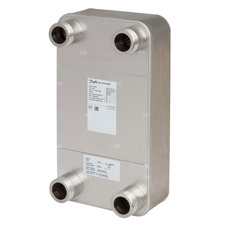 Mikropłytowy wymiennik ciepła XB52M-1, Il. płytek: 50, 25 bar, miedź