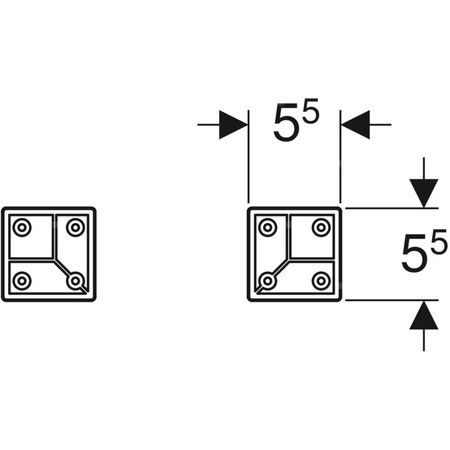 Zestaw nóg Koło Rekord (2 szt.)