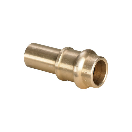 Złącze Sanpress VIEGA 22151NC redukcja jednoczęściowy, brąz / brąz, 15 mm x 14 mm (kw x mz), 52 mm
