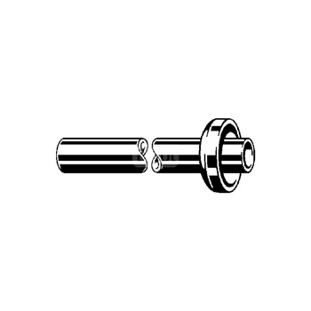 Rura odpływowa mosiądz chrom., nie występuje: zawinięcie obrzeża, nr wzoru 3227.4 DN: 32 L: 500