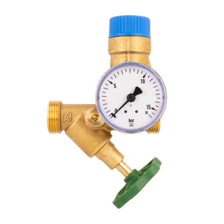 Grupa bezpieczeństwa zasobnika c.w.u. ASB, Nmax UDT 111,5 kW, z zaworem bezpieczeństwa MSW 6 bar