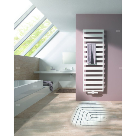 Grzejnik drabinkowy KERMI Casteo BH, wym. 1806 x 500 mm, kolor srebrny, moc 750W