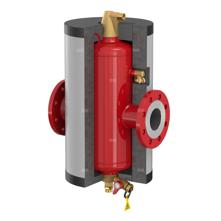 Płaszcz izolacyjny FLAMCO MEIBES Flamcovent Clean IsoPlus 125, fi 470 mm, wysokość 866 mm do separatora