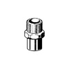 Złączka przejściowa VIEGA 94243G jednoczęściowy, brąz / brąz, 3/8'' x 8 mm x 8 mm (gw x gz)