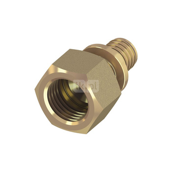 Mufa przejściowa TECE flex, brąz, 20 mm x 3/4'' (GZ x GW)