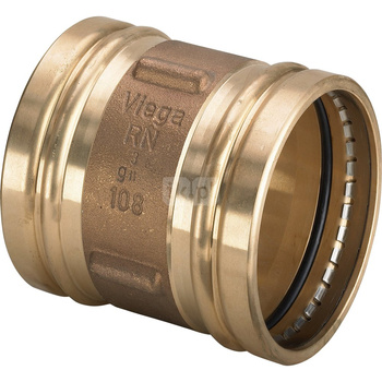 Mufa VIEGA 2215LF jednoczęściowy, brąz / brąz, 54 mm (mz x mz)