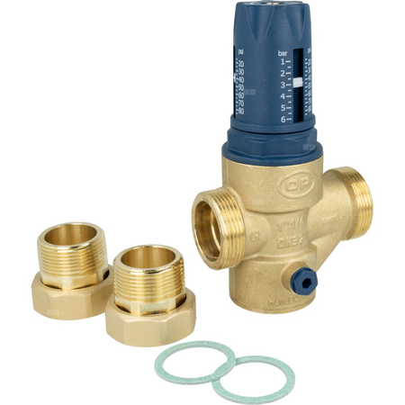 Regulator ciśnienia wody AFRISO BPR 424 mosiądz, półśrubunek 1 1/4'', 25 bar