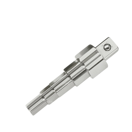 Klucz stopniowany UNI do nypli 3/8, 1/2, 3/4, 1"