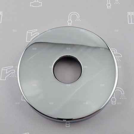 Rozeta z uszczelką do baterii wannowej wolnostojącej MOZA CHROM