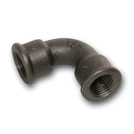 Łuk 90' SANHA 2#, żeliwo (czarny), 1 1/2'' (GW)