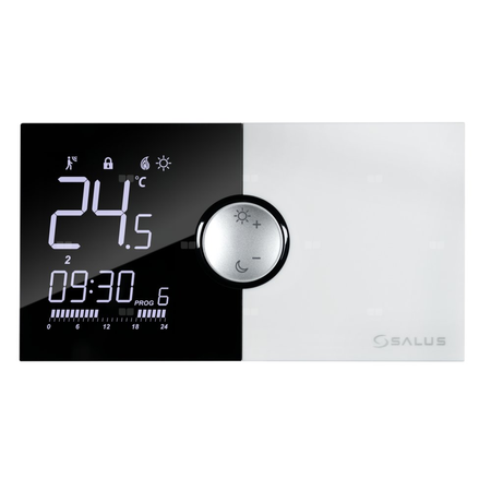 Salus przewodowy, natynkowy, regulator 091PRO, tygodniowy