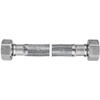 Wąż przyłączeniowy elastyczny FERRO z oplotem (stal), GW x GW, 1/2'' x 1/2'', długość 20 mm, z uszczelką