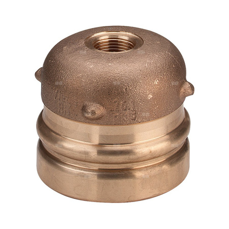Zaślepka brąz VIEGA 2256LF 3/4'' fi 76.1 mm mz, z odpowietrznikiem