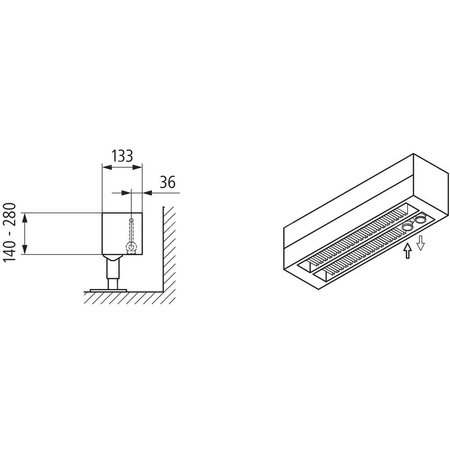 Konwektor Kermi Konvektor Typ32 BH210x133x4200mm QN4733, weiß, 6bar, o. Abd., AB Uni.