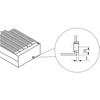 Konwektor Kermi V-Kon S Typ55 BH70x316x3200mm QN3510, weiß, 6 bar, o. Abd., Vent. re