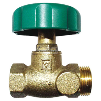 Zawór odcinający HERZ 4215 mosiądz DN 15 GW x GZ, max. 90'C, max. 10 bar
