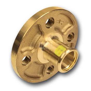 Złącze SANHA Press Gas redukcja, miedź, 64 mm x DN 50 (zw x kołnierz)