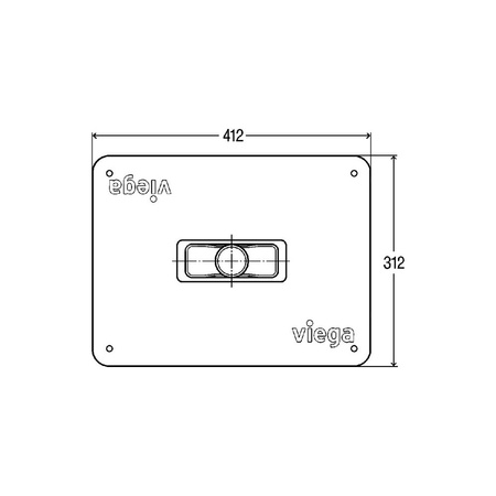 Mata uszczelniająca do odpływów prysznicowych VIEGA 498182