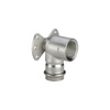 Kolano Sanpress VIEGA 23255 jednoczęściowy, stal nierdzewna / stal nierdzewna, 18 mm, 1/2'' (mz x gw) z uszczelką