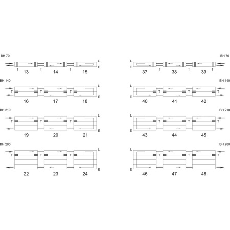 Konwektor Kermi Konvektor Typ54 BH280x255x2200mm QN5269, weiß, 6bar, o. Abd., AB Uni.