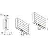 Ściana grzewcza Kermi Heizwand HHN Typ20 BH490x72x3000mm QN2520, weiß, 6bar, o. Abd, AB 12