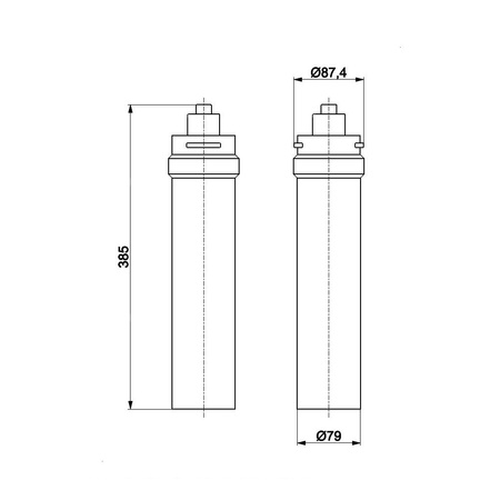 FILTR DO BATERII FILTRUJĄCYCH, PROFINE LILAC MEDIUM (FILTR ZMIĘKCZAJĄCY, MIKROFILTRACJA + JONY SREBRA, 740 LITRÓW DLA 15 st. dKH LUB 6 MIESIĘCY )