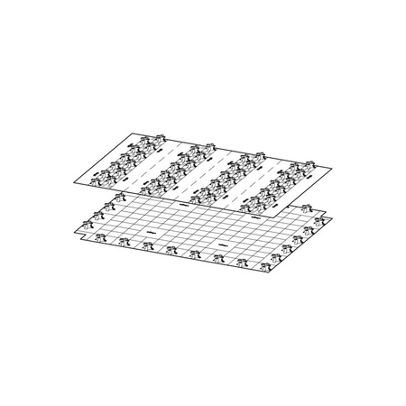 Zestaw do ogrzewania podłogowego VIEGA 12261 EPS fi12-15mm / 11x880x1348mm