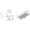 Konwektor Kermi V-Kon S Typ33 BH140x194x4000mm QN4580, weiß, 6 bar, o. Abd., Vent. re