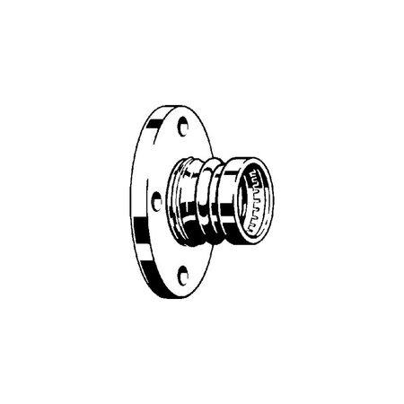 Kołnierz luźny VIEGA 22593XL brąz DN 65 PN10/16