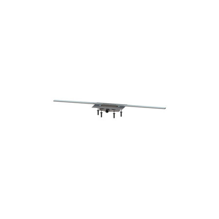 Linearis Infinity 60 z Mechanicznym syfonem Megastop, Szczotkowana powierzchnia ze stali nierdzewnej, 1400 mm