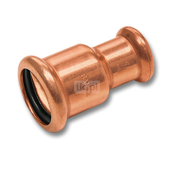 Mufa SANHA Press redukcja, miedź, 54 mm x 28 mm (zw x zw)