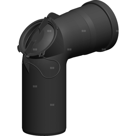 Kolano 87st. fi100mm z wyczystką