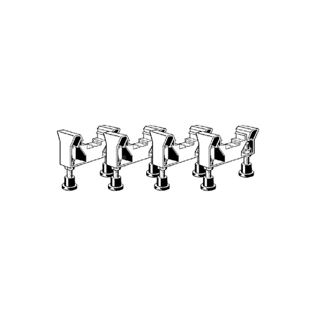 Komplet stopek regulowanych, tworzywo sztuczne / czarny do odpływów prysznicowych VIEGA 496617