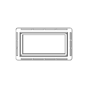 Ramka do zabudowy VIEGA 835023 (akcesorium) do podwieszanej miski WC tworzywo sztuczne chrom
