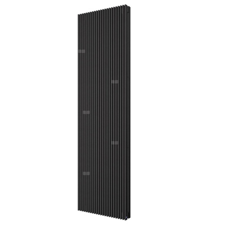 Grzejnik c.o. Instal Projekt AFRO NEW X 2 czarny mat/black mat 180x37 mm AFRNX2-180/37C31