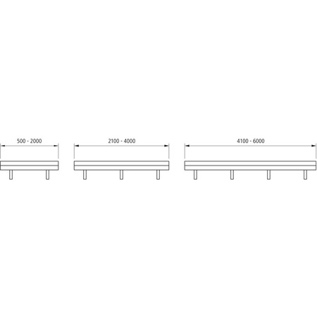 Kermi Bankkonsole Konvektor Typ32/33 L= 131 H =110, weiß