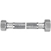 Wąż przyłączeniowy elastyczny FERRO z oplotem (stal), GW x GW, 3/8'' x 3/8'', długość 80 mm