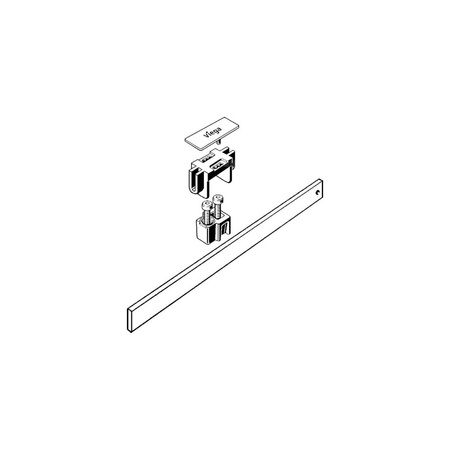 Zestaw do rusztu do odpływu prysznicowego Stal nierdzewna VIEGA 496561