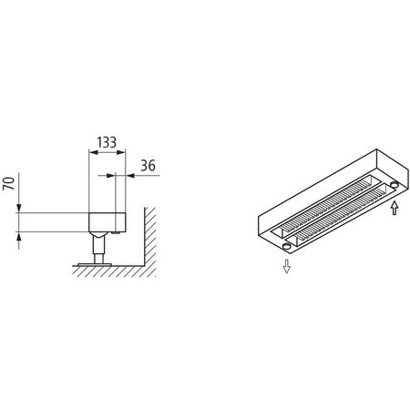 Konwektor Kermi Konvektor Typ32 BH210x133x900mm QN1014,weiß,6bar, m. Abd., AB Uni.