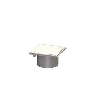 Kratka KESSEL kwadratowa ze stalowai nierdzewnej 150x150mm do wpustu