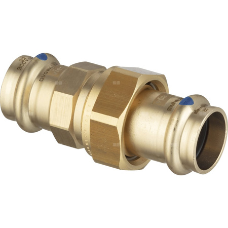 Złącze VIEGA 2260LF trzyczęściowy, brąz / brąz, 22 mm (zw x zw)