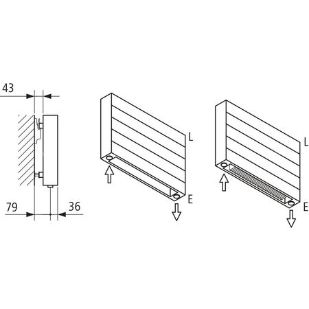 Grzejnik płytowy typ 22 KERMI HHN, z osłonami wym. 770 x 4200 mm, kolor biały, moc 7329 W