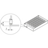 Konwektor Kermi V-Kon S Typ55 BH70x316x3200mm QN3510, weiß, 6 bar, m. Abd., Vent. re