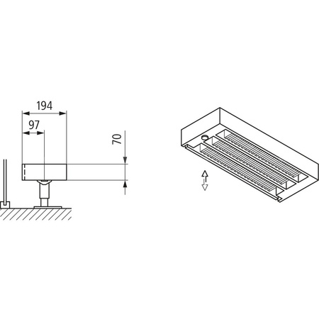 Konwektor Kermi Kon m. Str. Typ33 BH210x194x5800mm QN8306, weiß, 6bar, m. Abd., AB Uni.