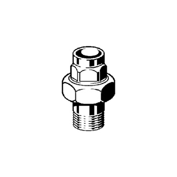 Złącze przejściowe VIEGA 94341G trzyczęściowy, mosiądz / brąz, 12 mm x 1/2'' (lw x gz), 45 mm