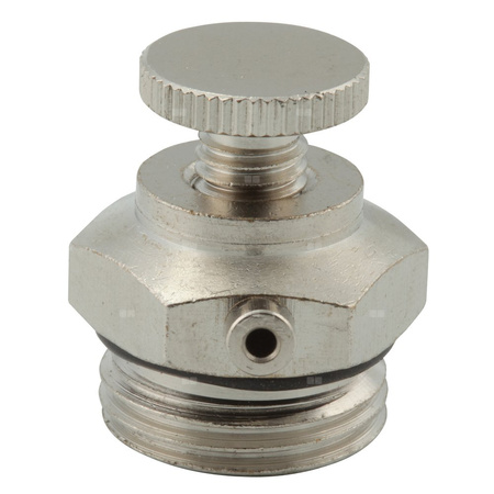 Odpowietrznik automatyczny FERRO pokrętło GZ metal fi 3/8''