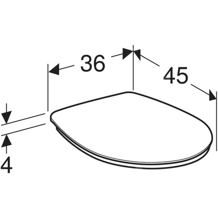 IDOL Deska sedesowa z tworzywa Duroplast, zawiasy metalowe